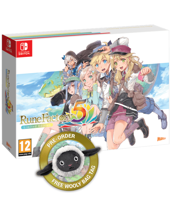 Rune Factory 5 Limited Edition Nintendo SWITCH + Plushie Offerte - Jeux Vidéo Physique - MARVELOUS - Shop Just for Games
