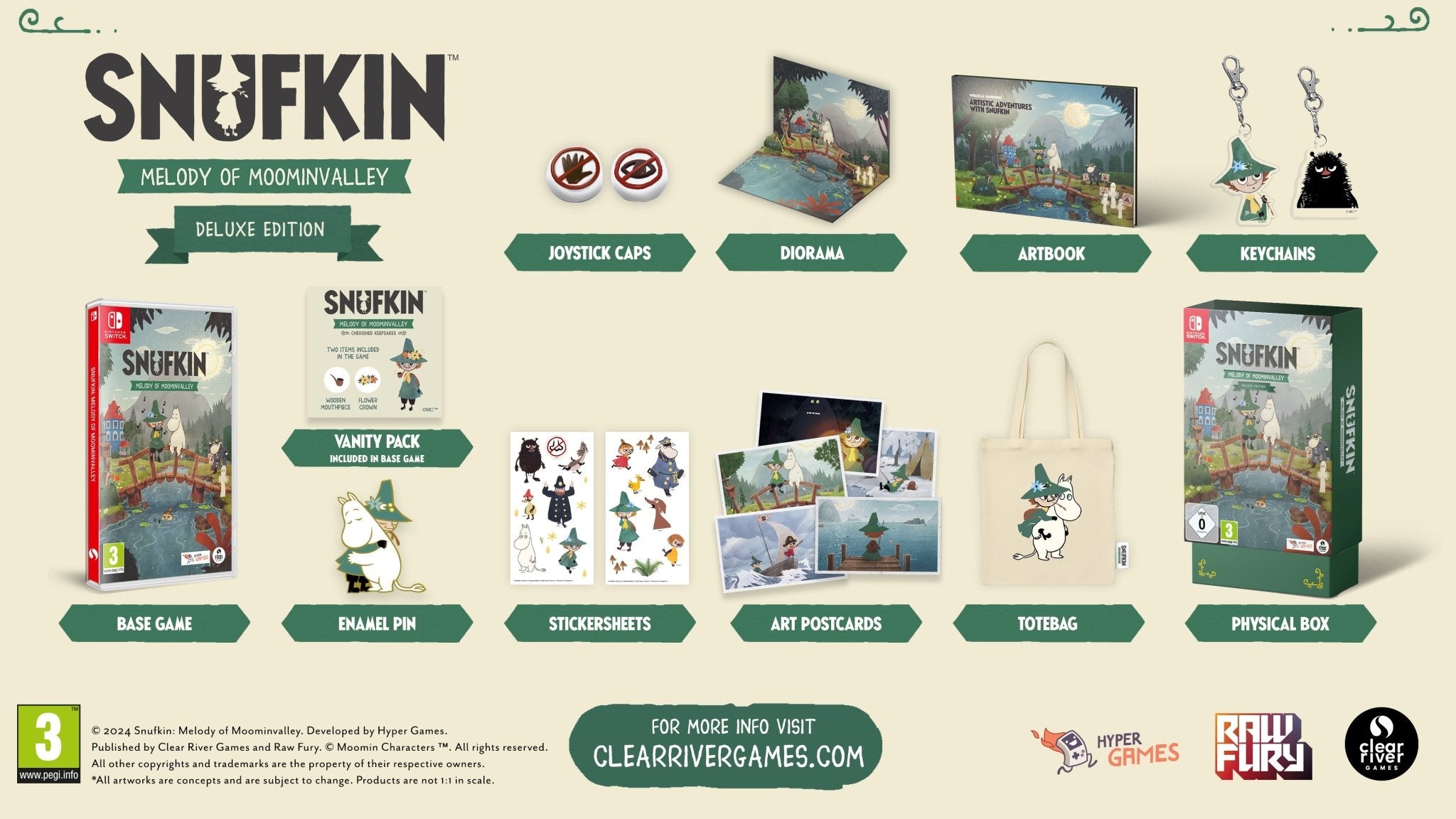 Snufkin Melody Of Moominvalley Deluxe Edition Nintendo Switch - Jeux Vidéo Physique - Clear River Games - Shop Just for Games