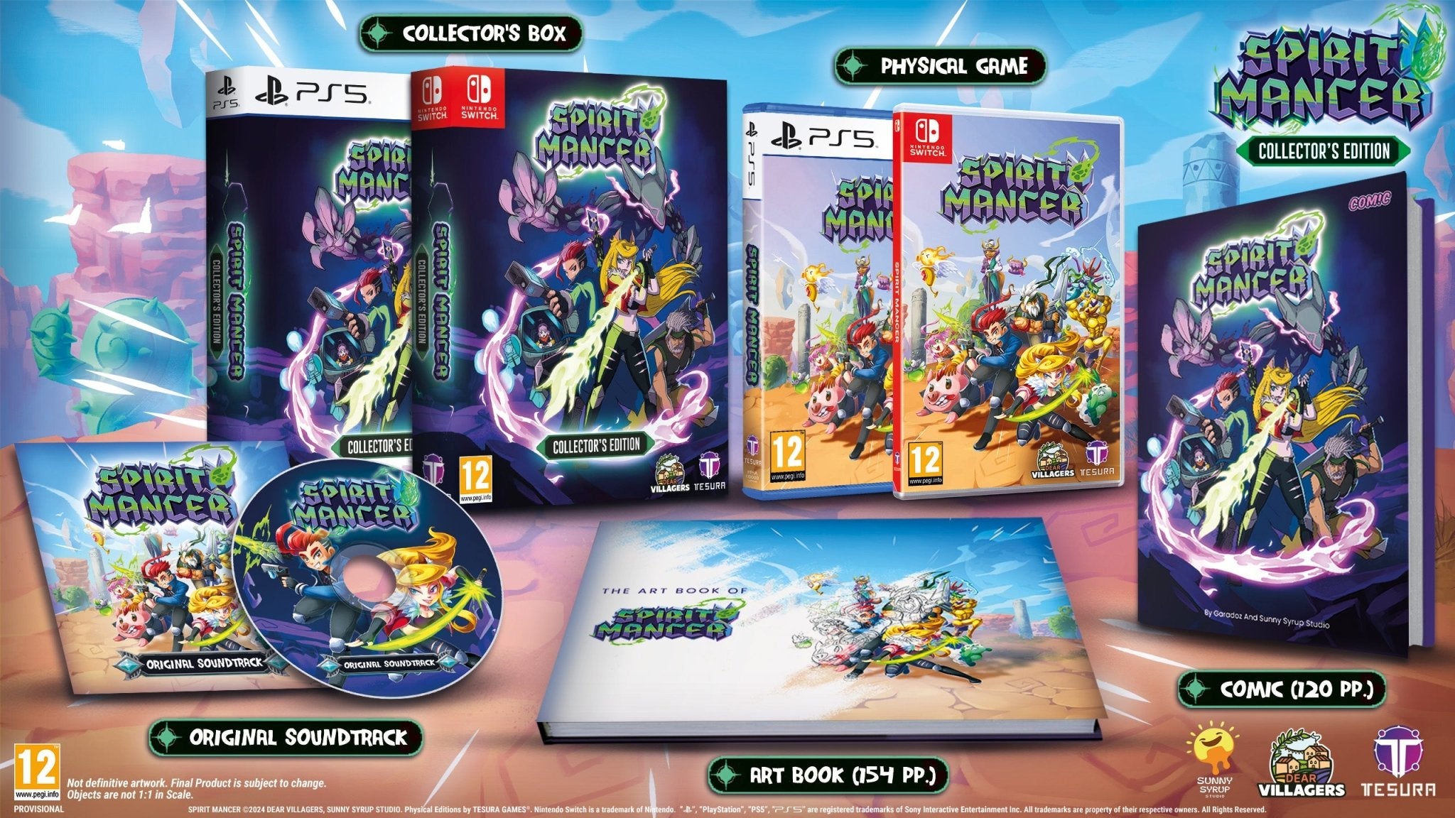 Spirit Mancer Collector's Edition Nintendo Switch - Jeux Vidéo Physique - TESURA - Shop Just for Games