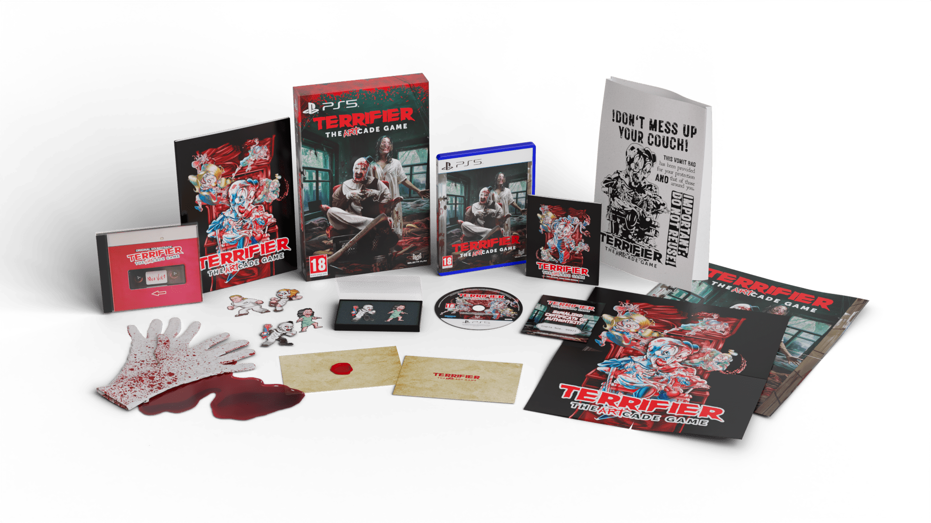 Terrifier The ARTcade Game Collector's Edition PS5 + BONUS Terrifier The ARTcade Game Collector's Edition PS5 + BONUS