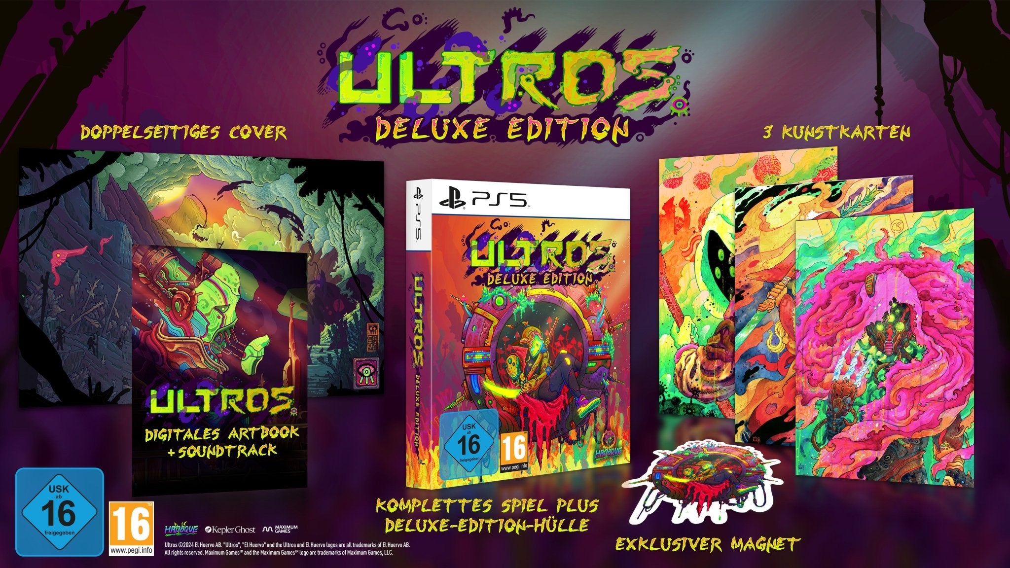 Ultros Deluxe Edition PS5 - Import Allemagne - Jeux Vidéo Physique - Maximum Entertainment - Shop Just for Games
