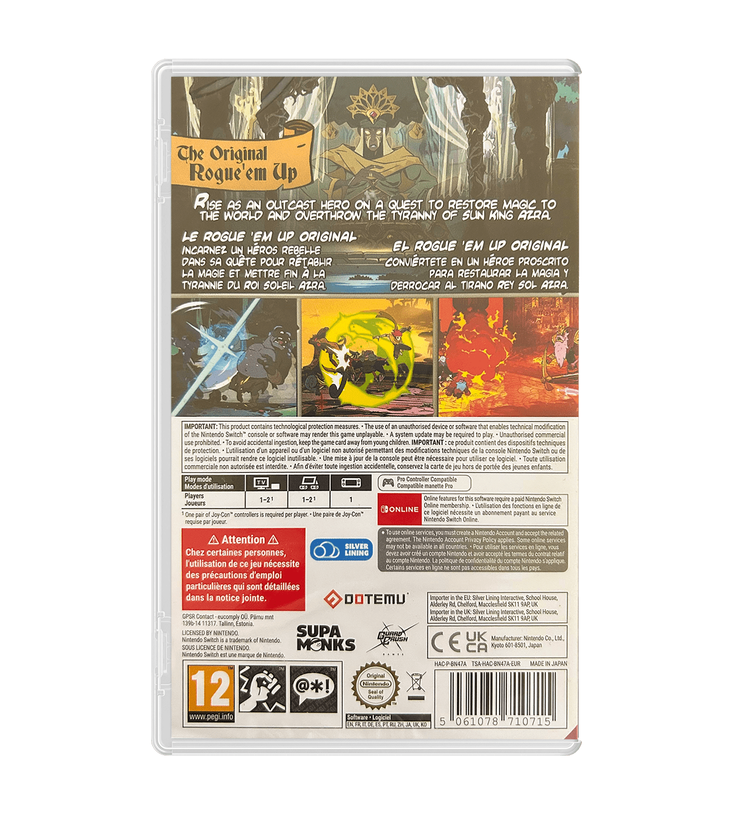 Absolum Nintendo Switch - Jeux Vidéo Physique - SILVER LINING - Shop Just for Games