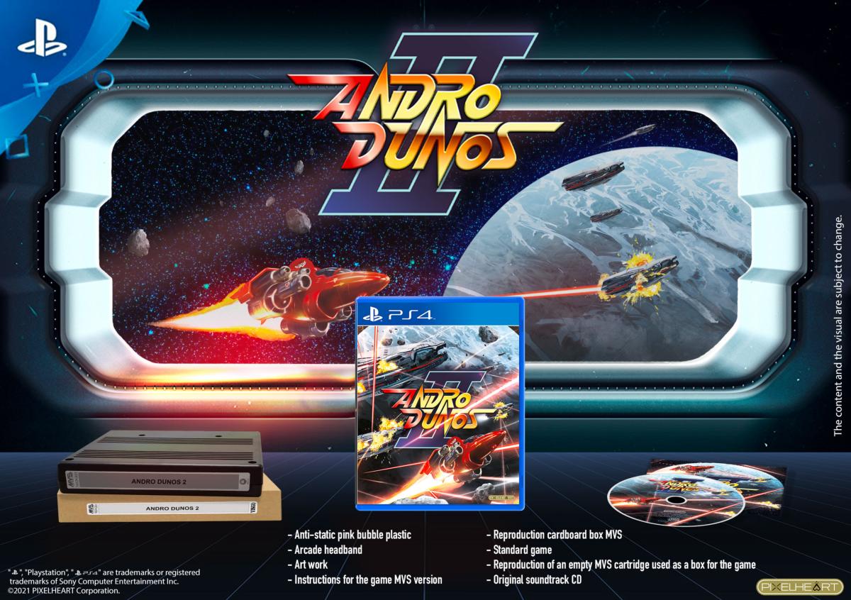 Andro Dunos 2 MVS Edition PS4 Just Limited - Jeux Vidéo Physique - PixelHeart - Shop Just for Games