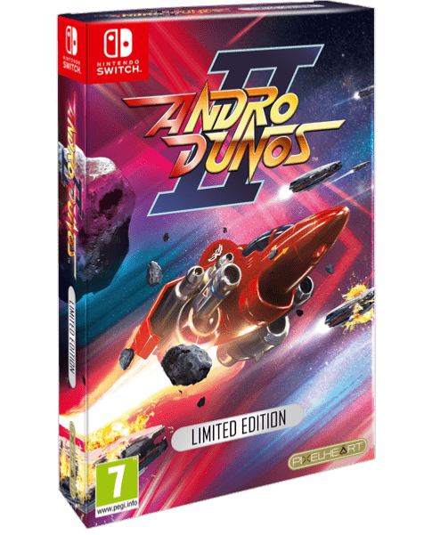 Andro Dunos 2 Steelbook Nintendo Switch Just Limited - Jeux Vidéo Physique - PixelHeart - Shop Just for Games