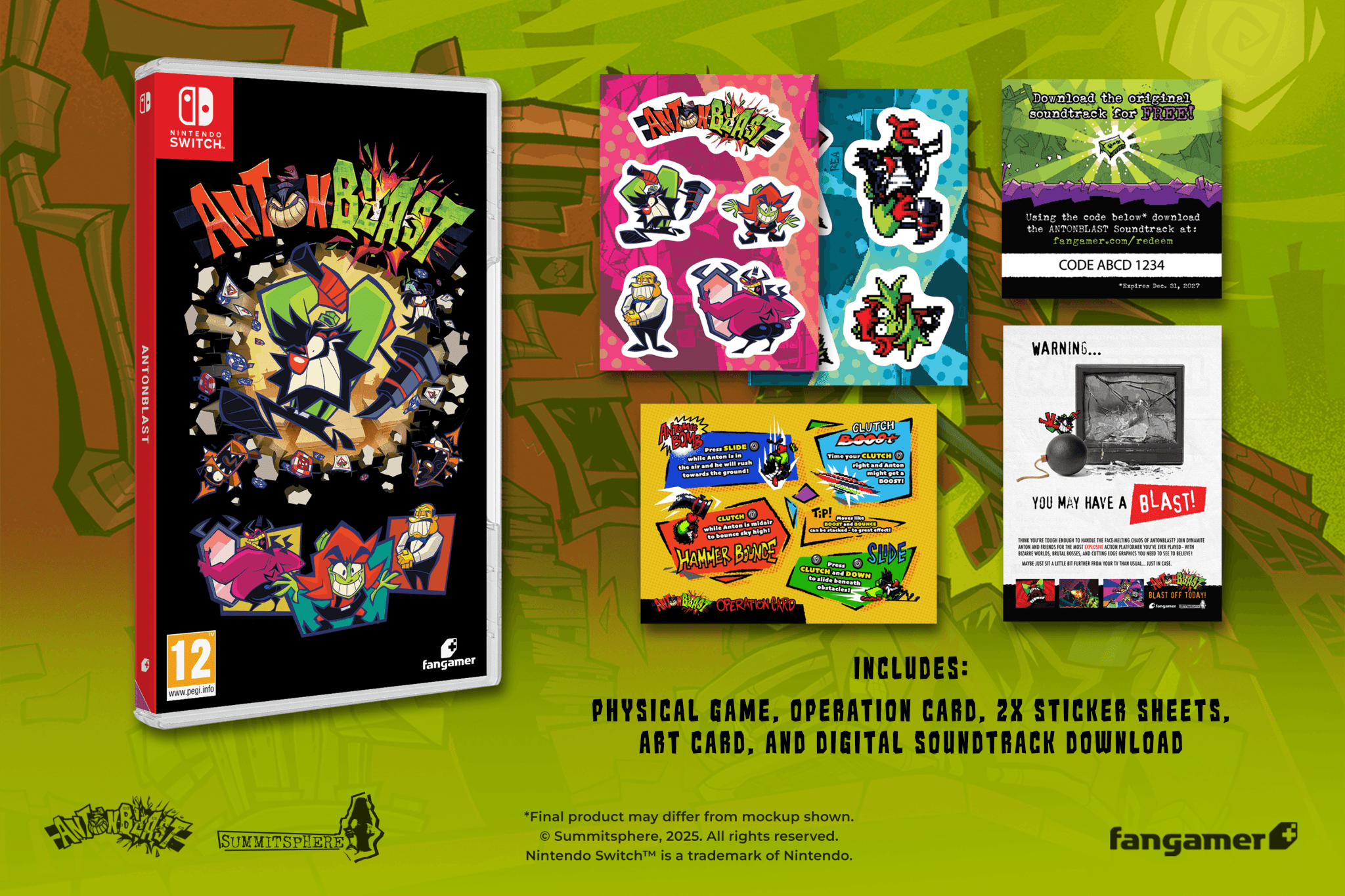 Antonblast Nintendo Switch - Jeux Vidéo Physique - UIE - Shop Just for Games