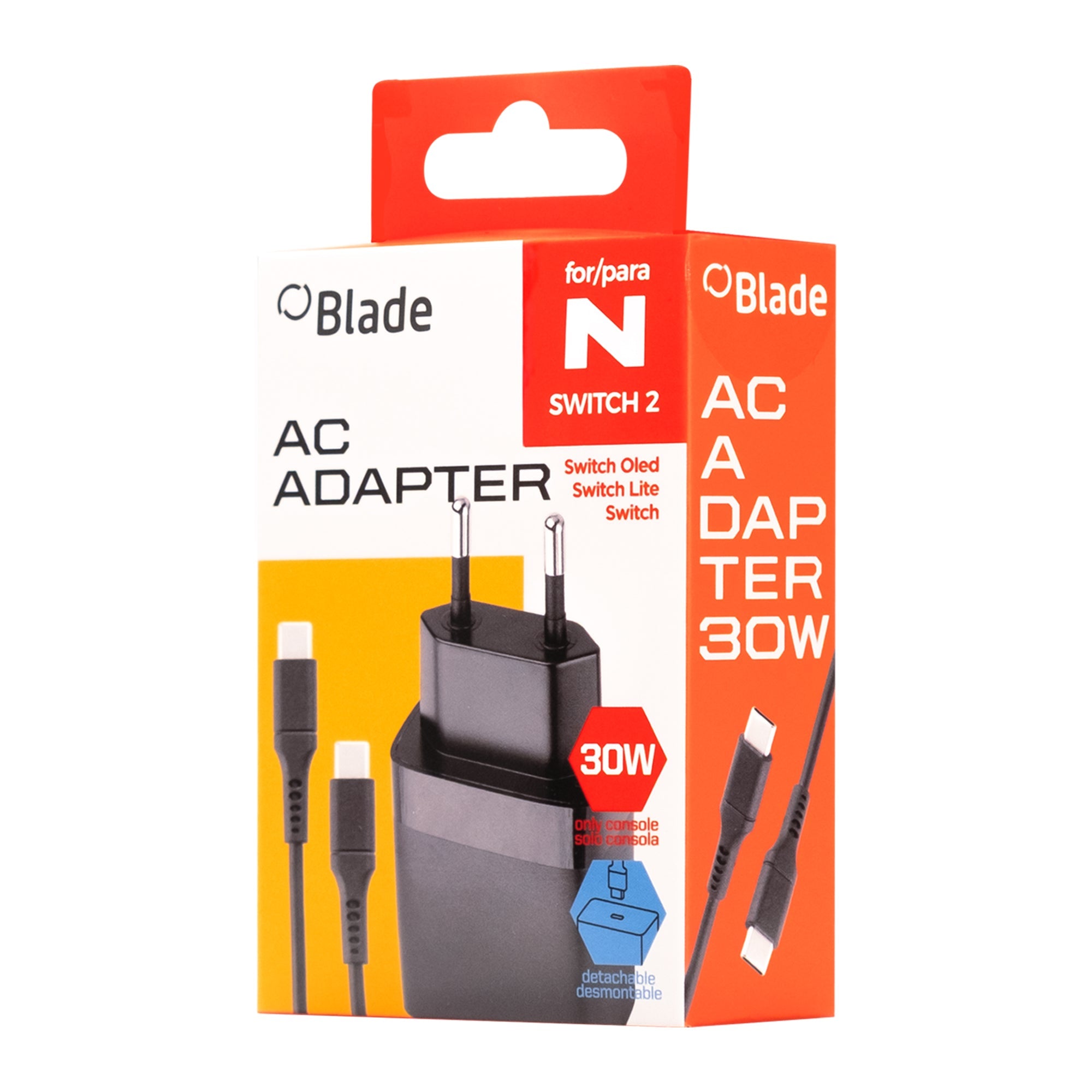 BLADE - Chargeur Adaptateur pour Nintendo Switch 2 - Câbles et Chargeurs - BLADE - Shop Just for Games
