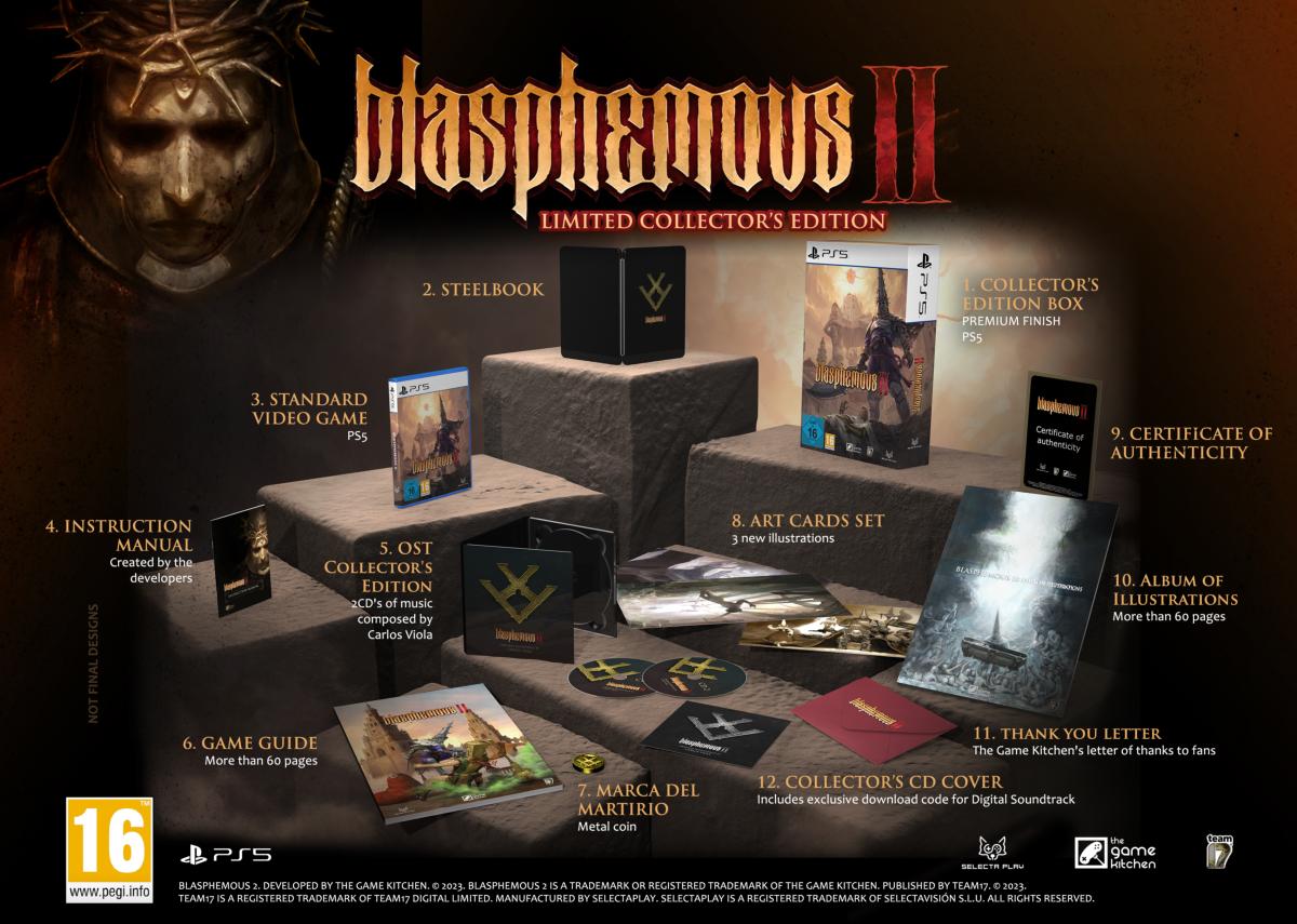 Blasphemous 2 Limited Collector's Edition Playstation 5 - Jeux Vidéo Physique - Astragon - Shop Just for Games