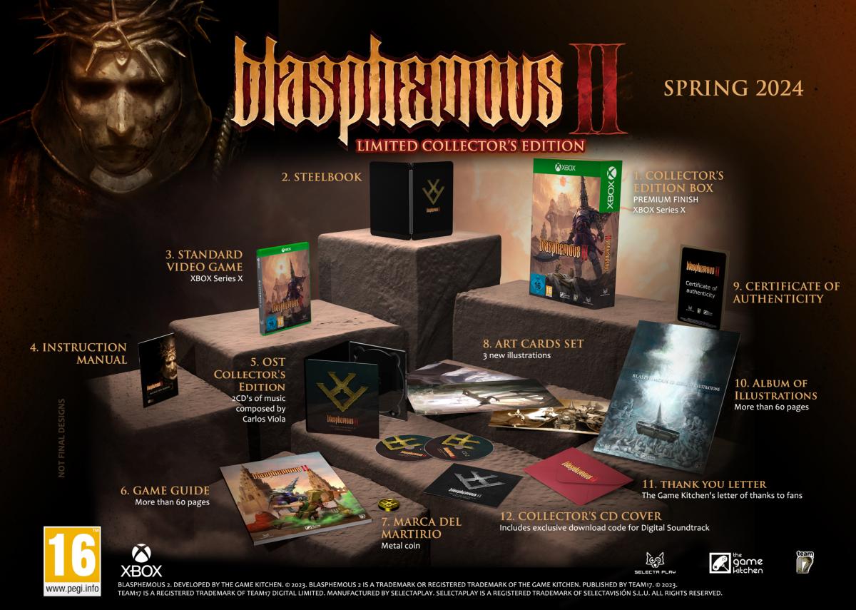 Blasphemous 2 Limited Collector's Edition Xbox - Jeux Vidéo Physique - Team 17 - Shop Just for Games