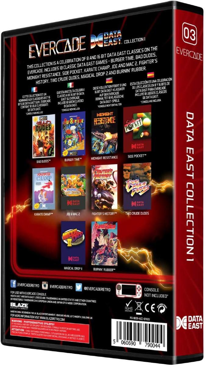 Blaze Evercade - Data East Collection 1 - Cartouche n° 03 - Jeux Rétro - Evercade - Shop Just for Games
