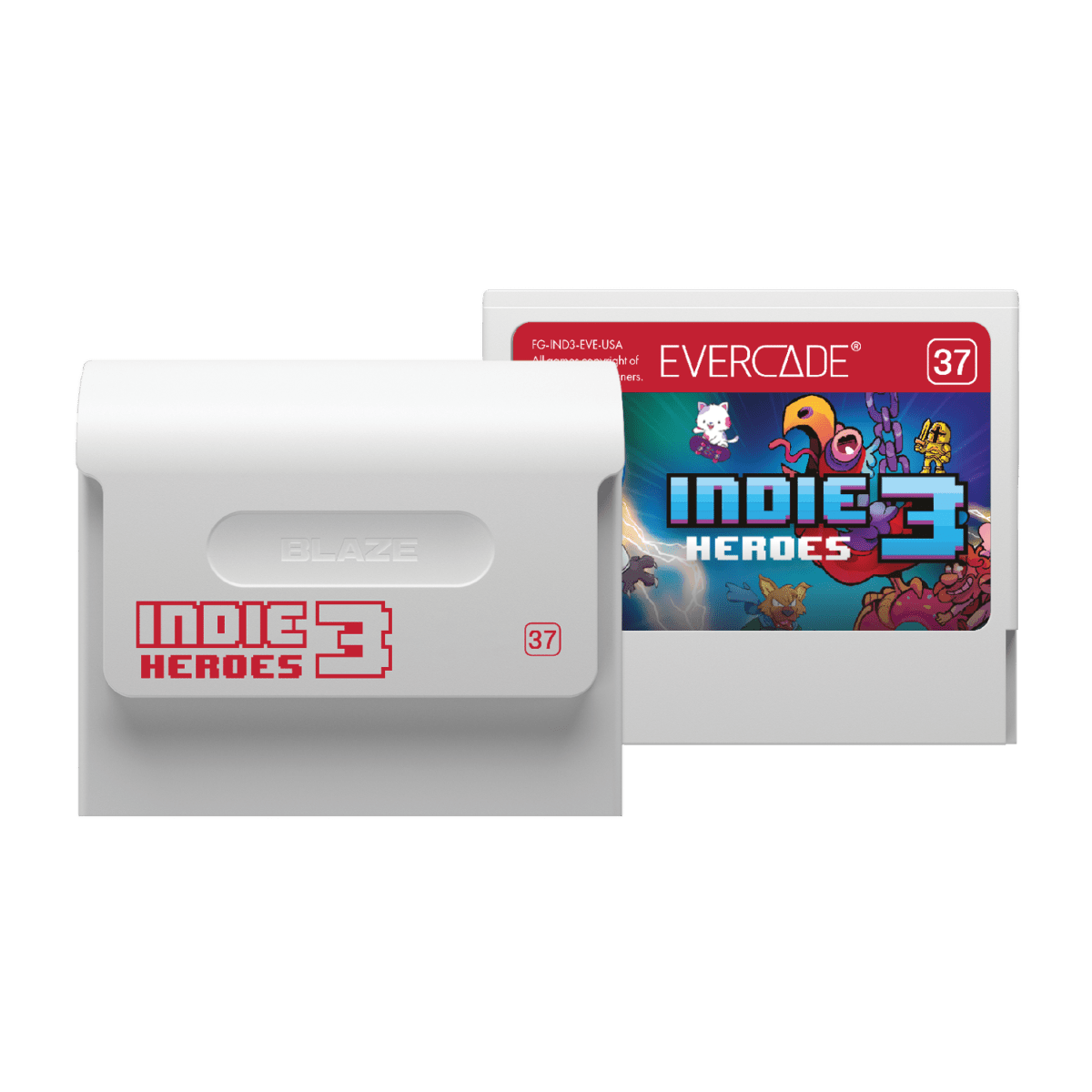 Blaze Evercade - Indie Heroes Collection 3 - Cartouche n° 37 - Jeux Rétro - Evercade - Shop Just for Games