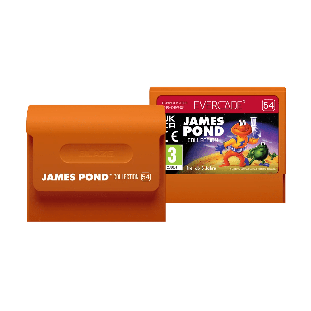 Blaze Evercade - James Pond Collection - Cartouche n°54 - Jeux Rétro - Evercade - Shop Just for Games