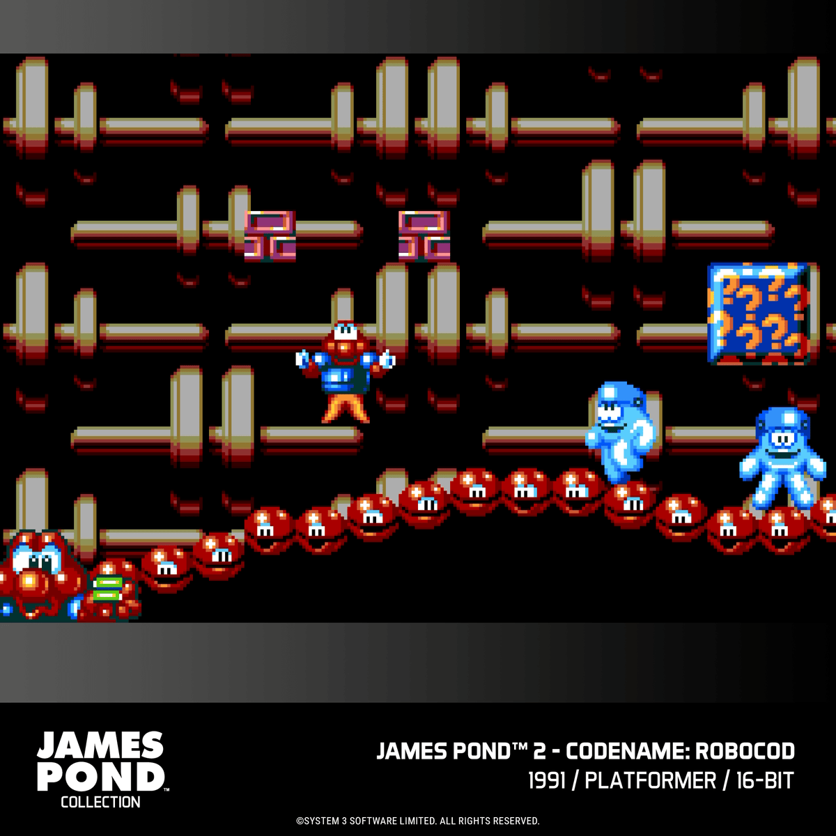 Blaze Evercade - James Pond Collection - Cartouche n°54 - Jeux Rétro - Evercade - Shop Just for Games