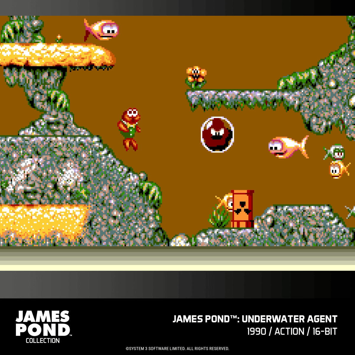 Blaze Evercade - James Pond Collection - Cartouche n°54 - Jeux Rétro - Evercade - Shop Just for Games