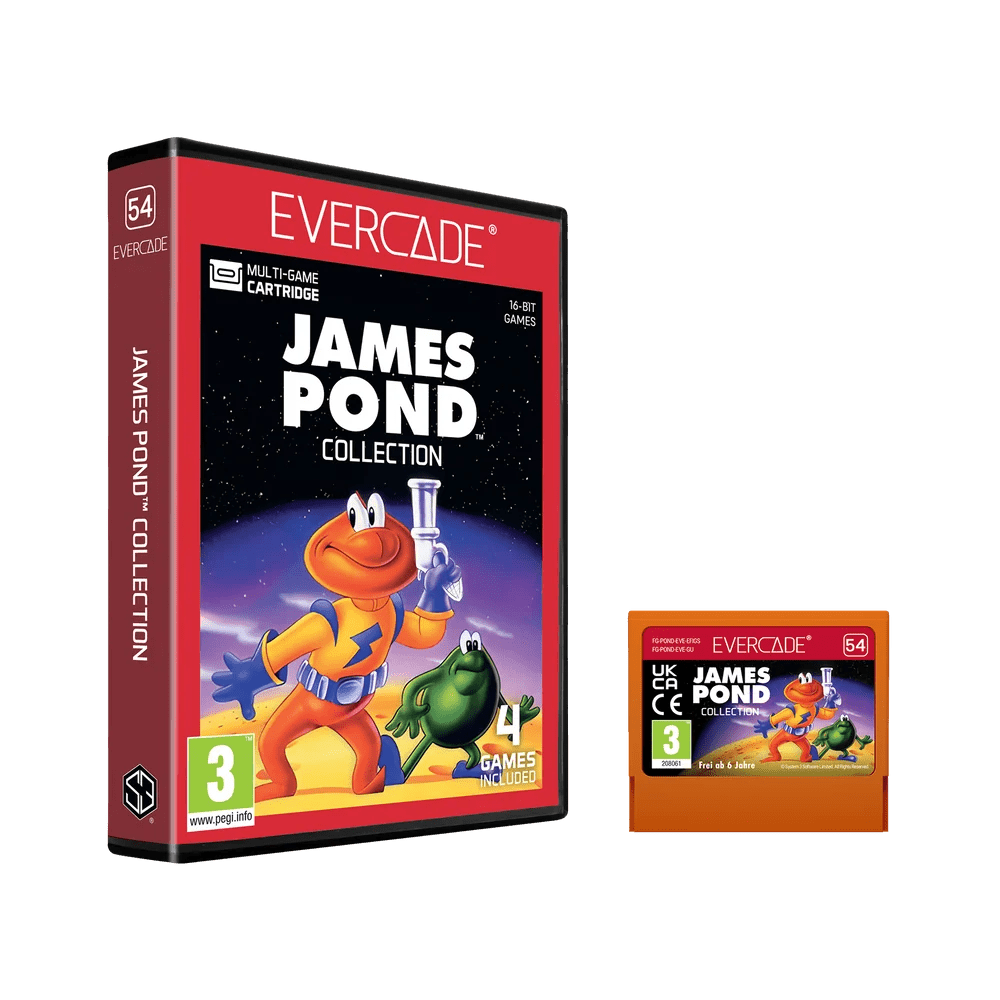 Blaze Evercade - James Pond Collection - Cartouche n°54 - Jeux Rétro - Evercade - Shop Just for Games