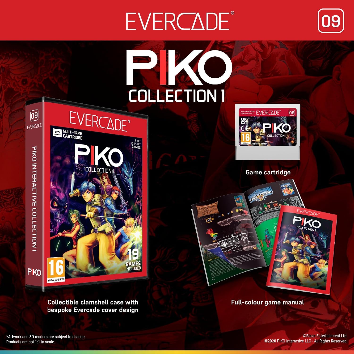 Blaze Evercade - Piko Collection 1 Reissue - Cartridge #09
