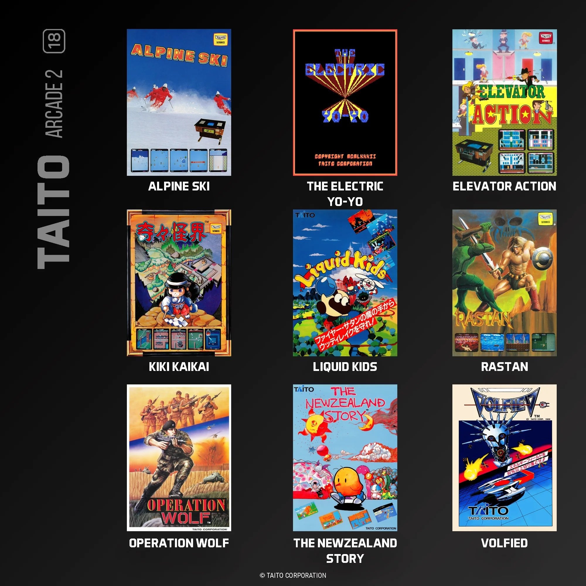 Blaze Evercade - TAITO Arcade Collection 2 - Cartouche n°18 - Jeux Rétro - Evercade - Shop Just for Games
