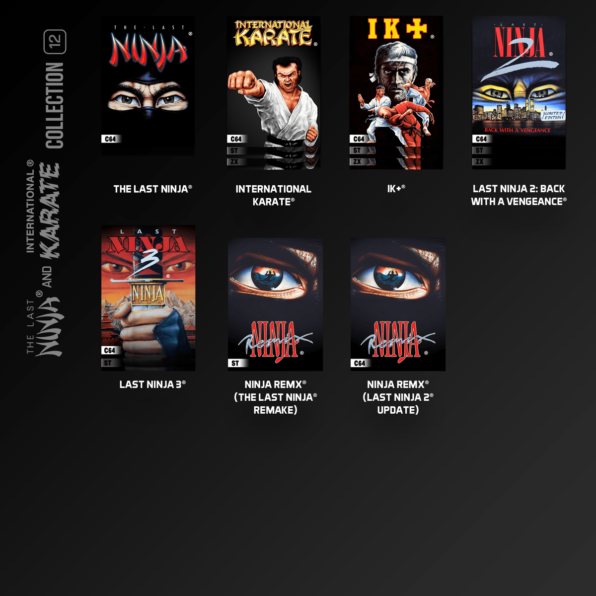 Blaze Evercade - The Last Ninja & International Karate Collection - Cartouche n°12 - Jeux Rétro - Evercade - Shop Just for Games