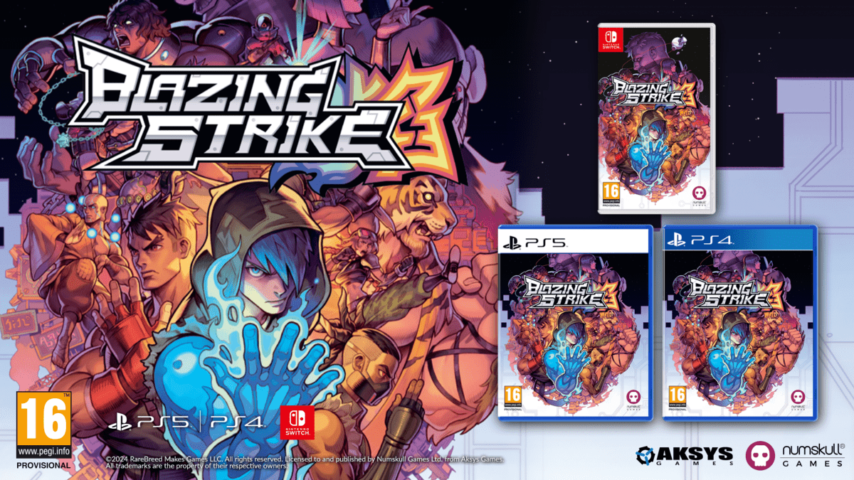 Blazing Strike Nintendo Switch - Jeux Vidéo Physique - NUMSKULL - Shop Just for Games