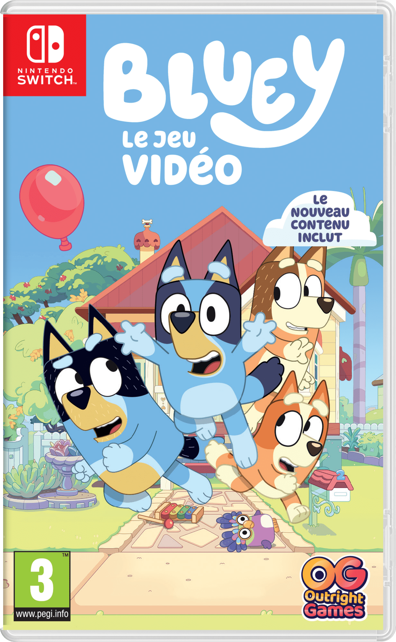 Nintendo Switch Bluey: The Videogame (Nintendo Switch) Bluey Nintendo SWITCH - JUST FOR GAMES