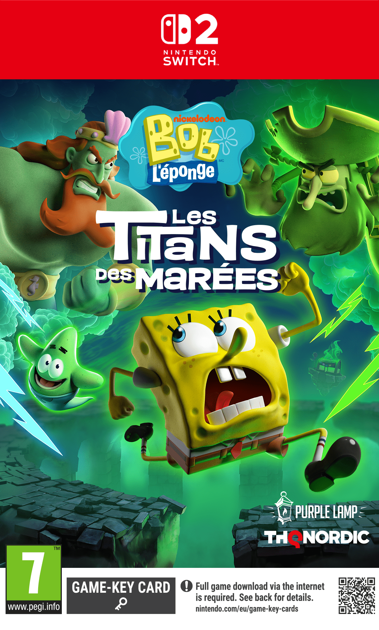 Bob l'Eponge Les Titans des Marées Switch 2 - Jeux Vidéo Physique - THQ NORDIC GAMES - Shop Just for Games