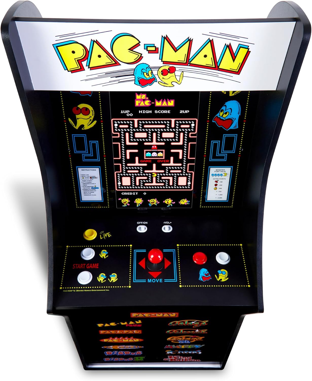 Borne Arcade1Up PAC-Man Classic SE (Slim Edition) Arcade Machine - Borne arcade - Arcade1Up - Shop Just for Games
