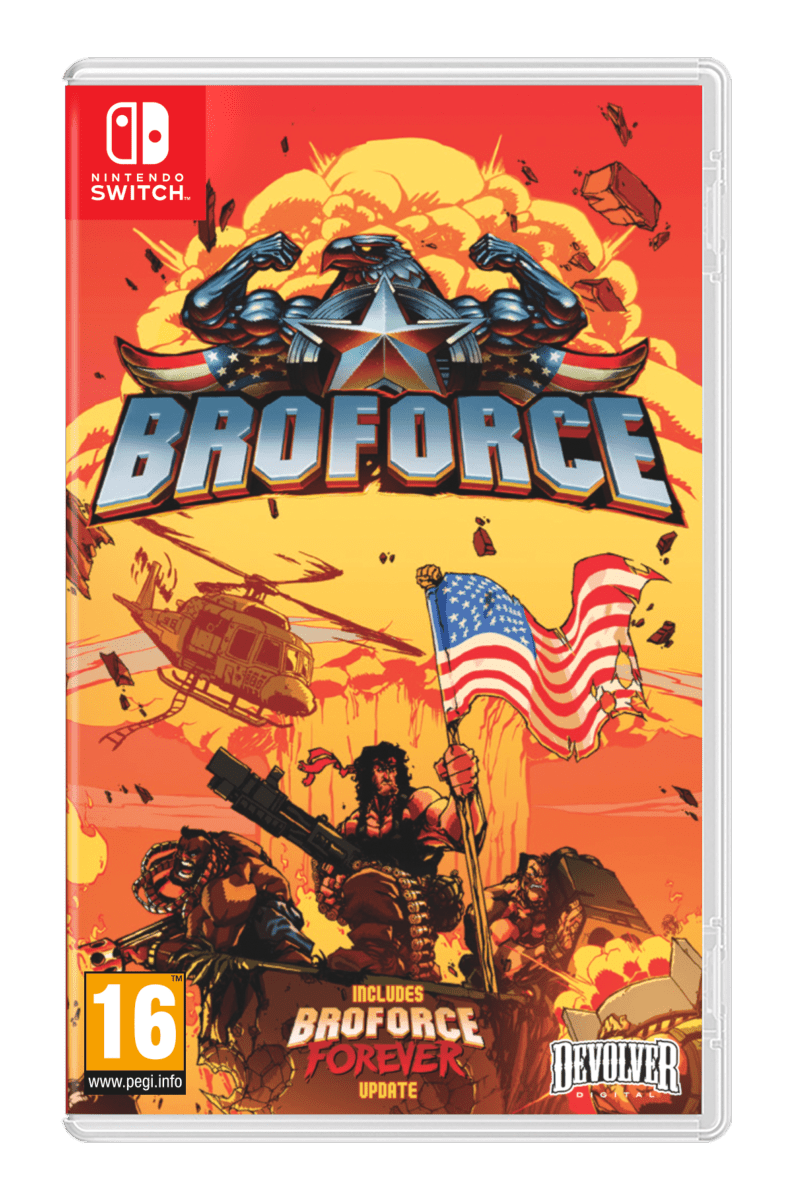 Broforce Nintendo SWITCH - Jeux Vidéo Physique - Devolver Digital - Shop Just for Games