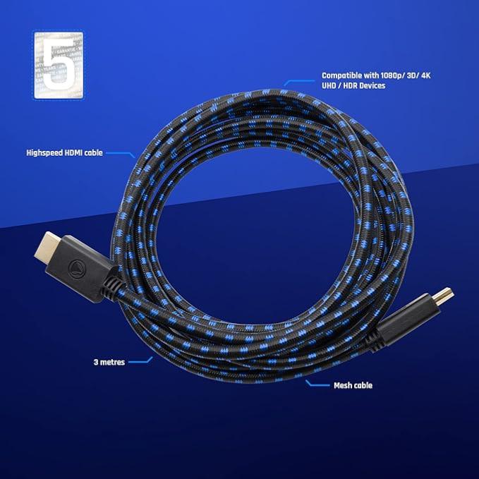 Câble HDMI Pro 4K pour PS4 - Snakebyte - Câbles et Chargeurs - Snakebyte - Shop Just for Games