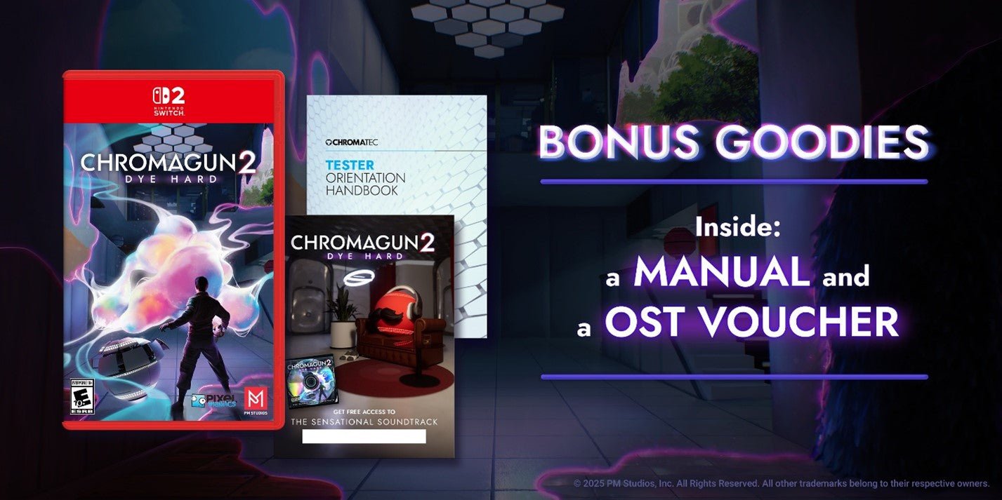 ChromaGun 2 Dye Hard Switch 2 - Jeux Vidéo Physique - UIE - Shop Just for Games