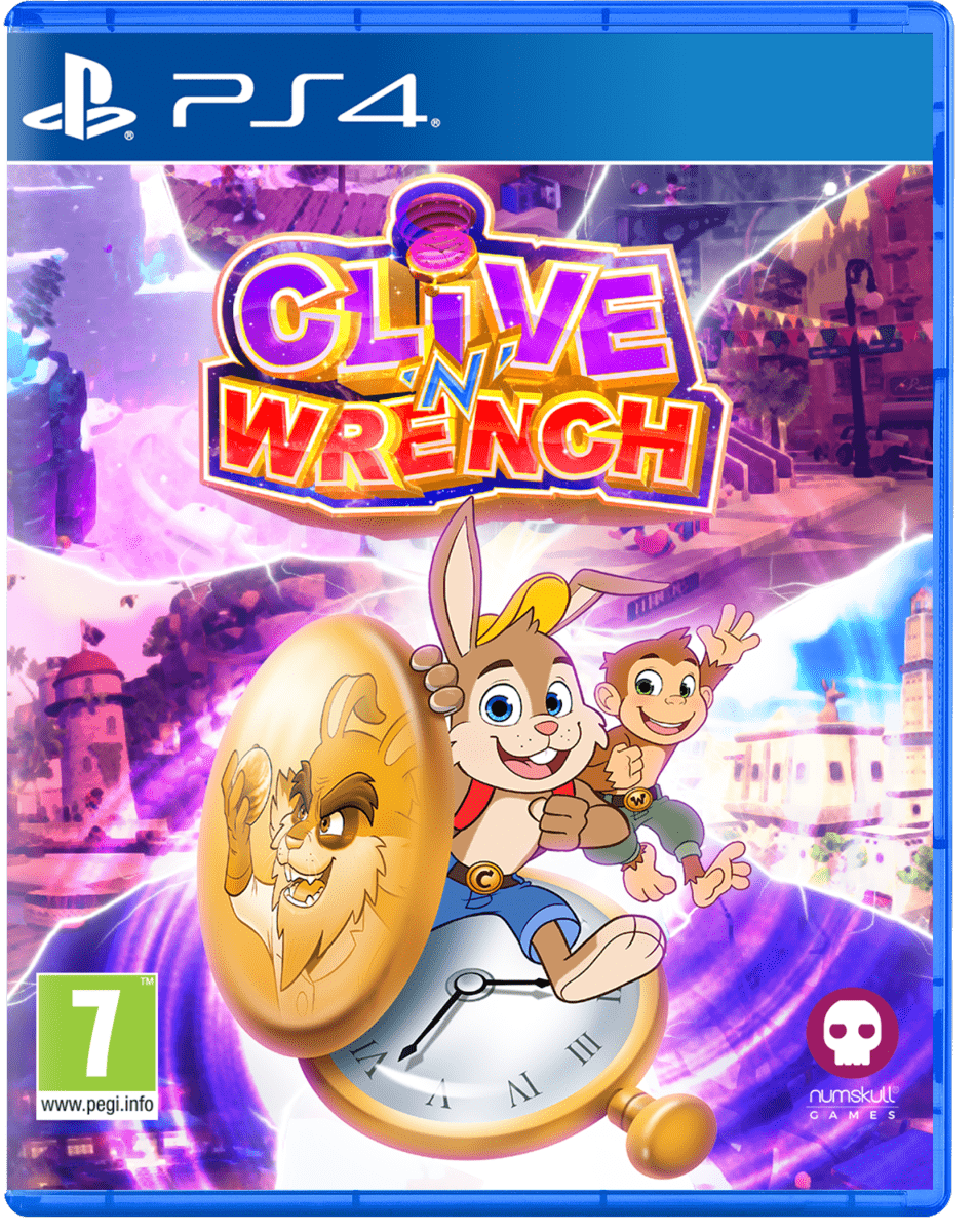 Clive 'n' Wrench PS4 - Jeux Vidéo Physique - NUMSKULL - Shop Just for Games
