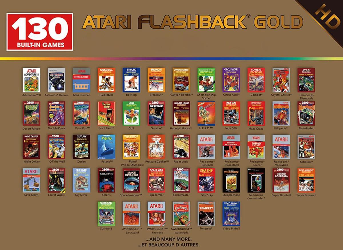 Console Atari Flashback 12 Gold Edition - Console - Atari - Shop Just for Games
