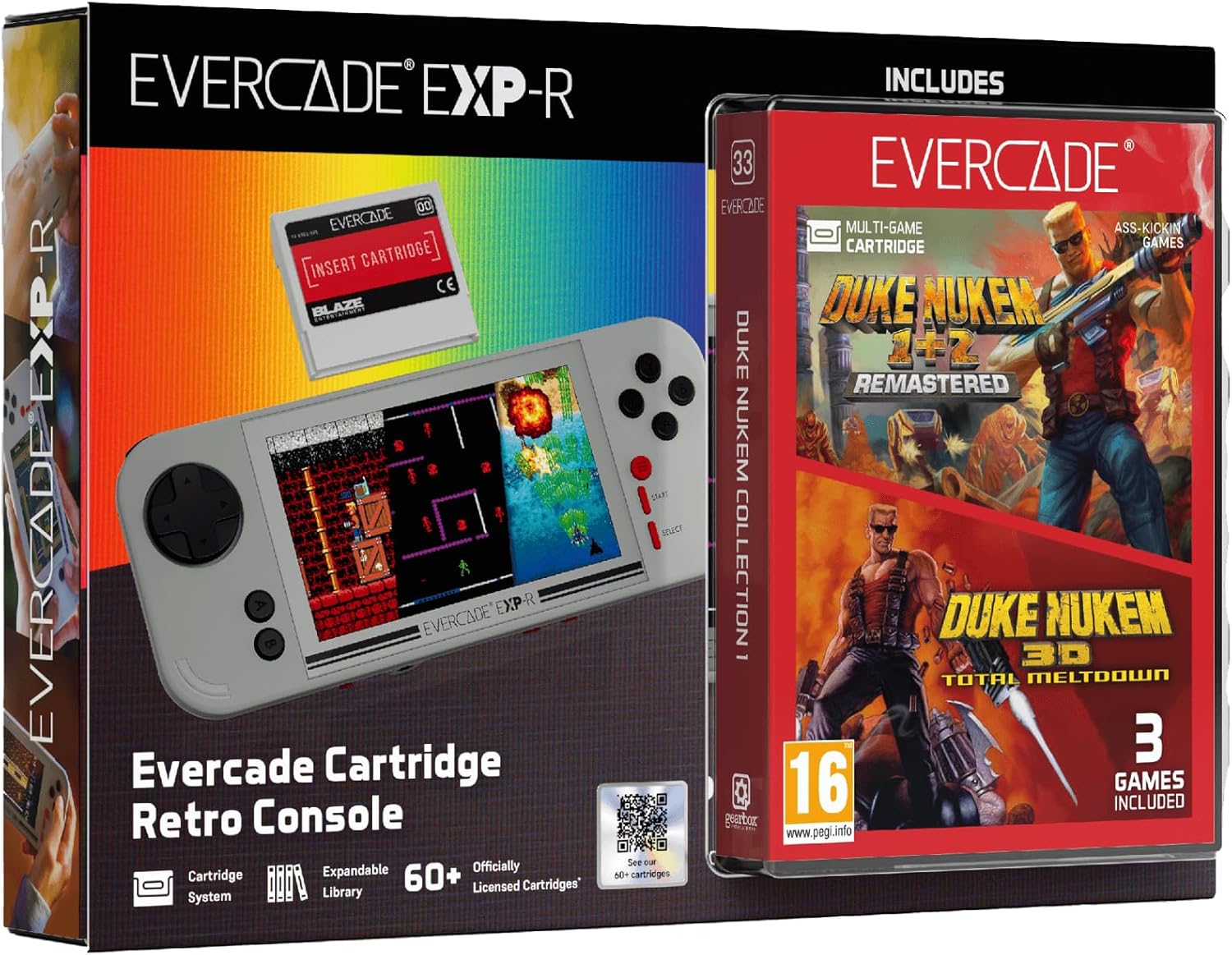 Evercade EXP-R Duke Nukem Bundle Console - Retro Gaming