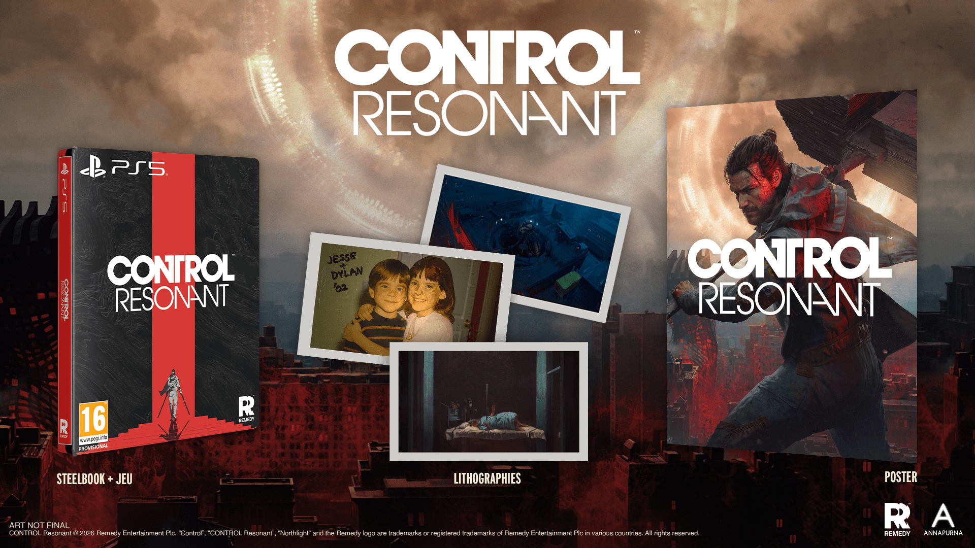 Control Resonant Steelbook Edition PS5 - Jeux Vidéo Physique - UIE - Shop Just for Games