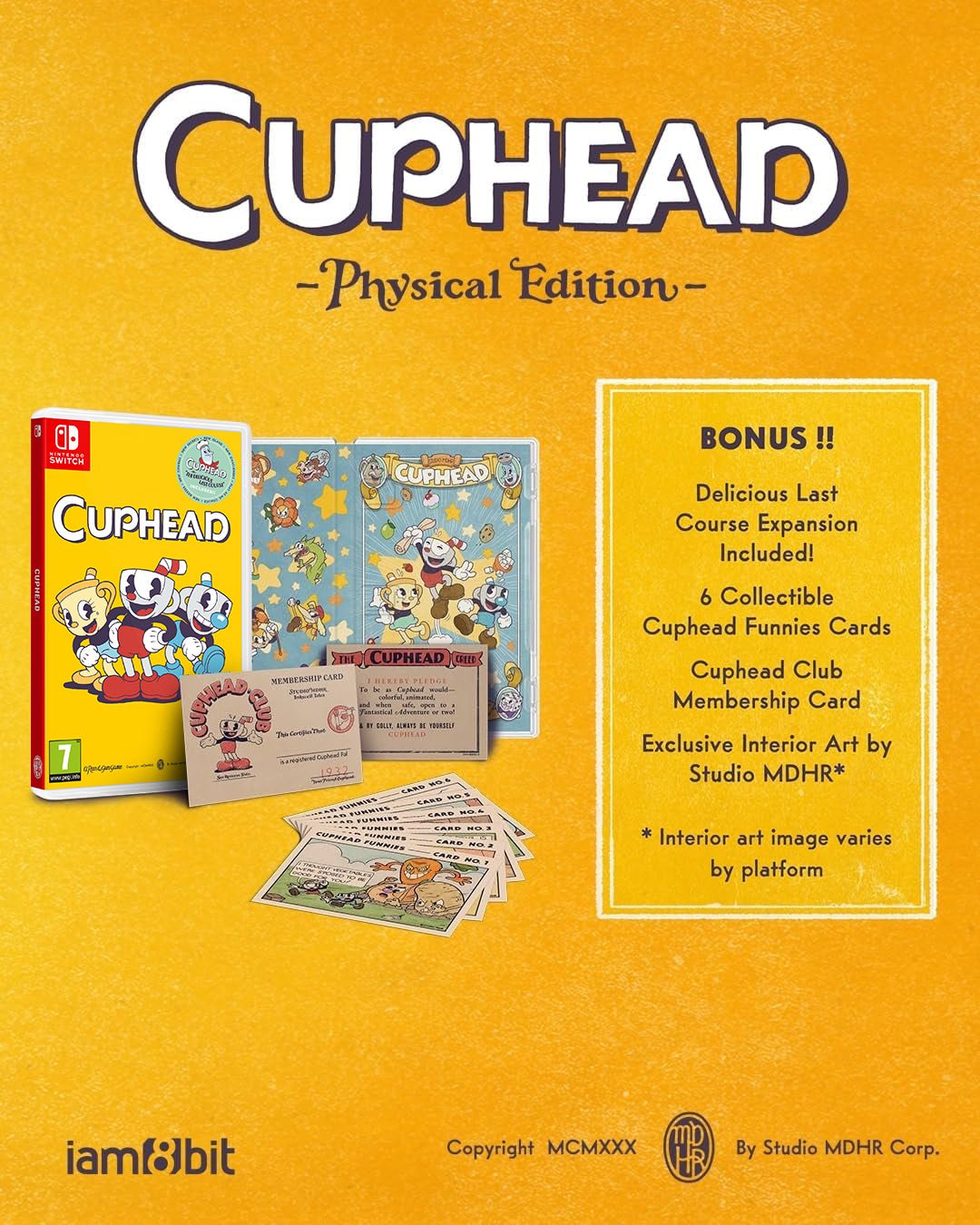 Cuphead Switch版 Skybound Cuphead Nintendo Switch Cup Head | Brand New | Factory