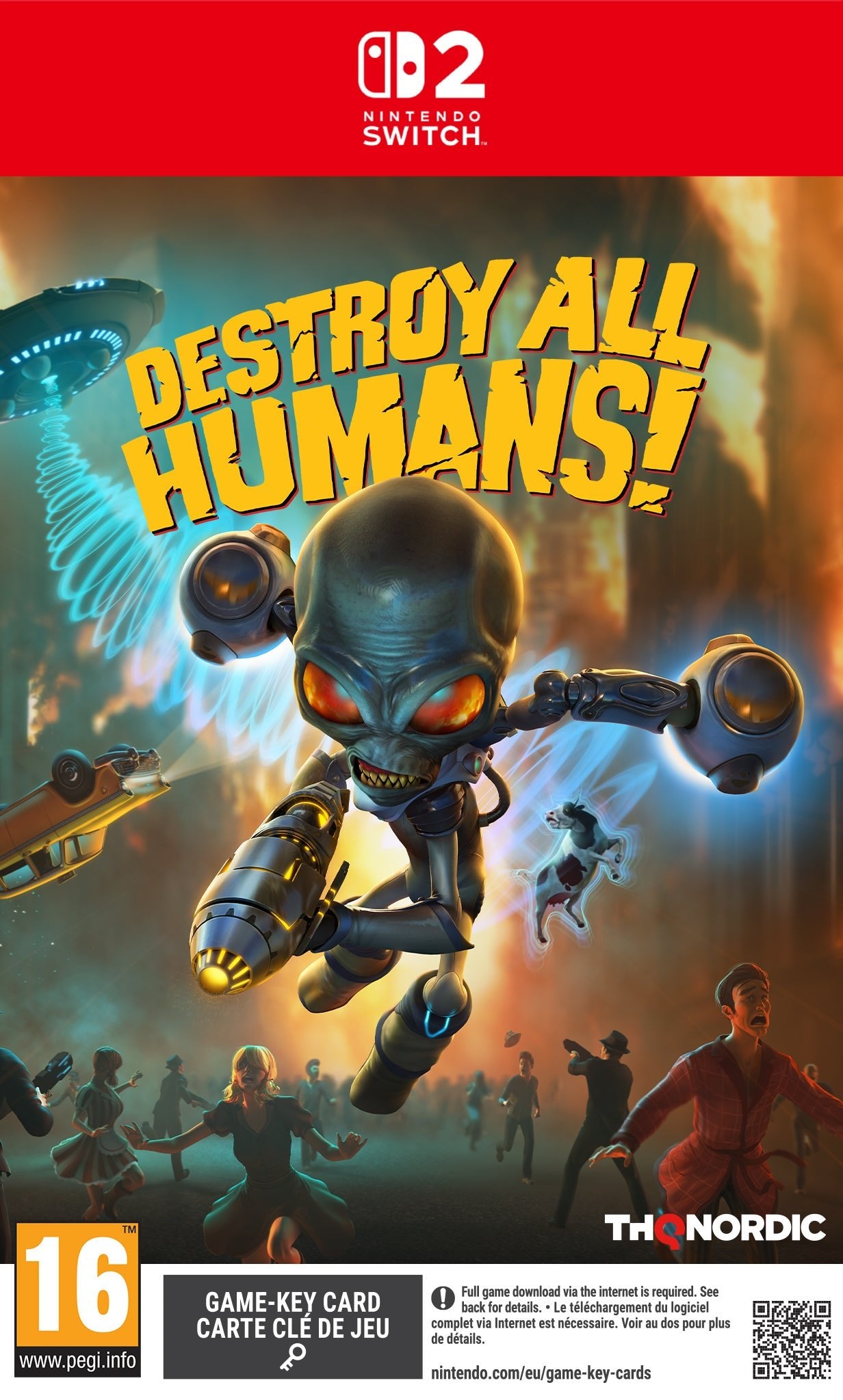 Destroy All Humans! Switch 2 - Jeux Vidéo Physique - SILVER LINING - Shop Just for Games