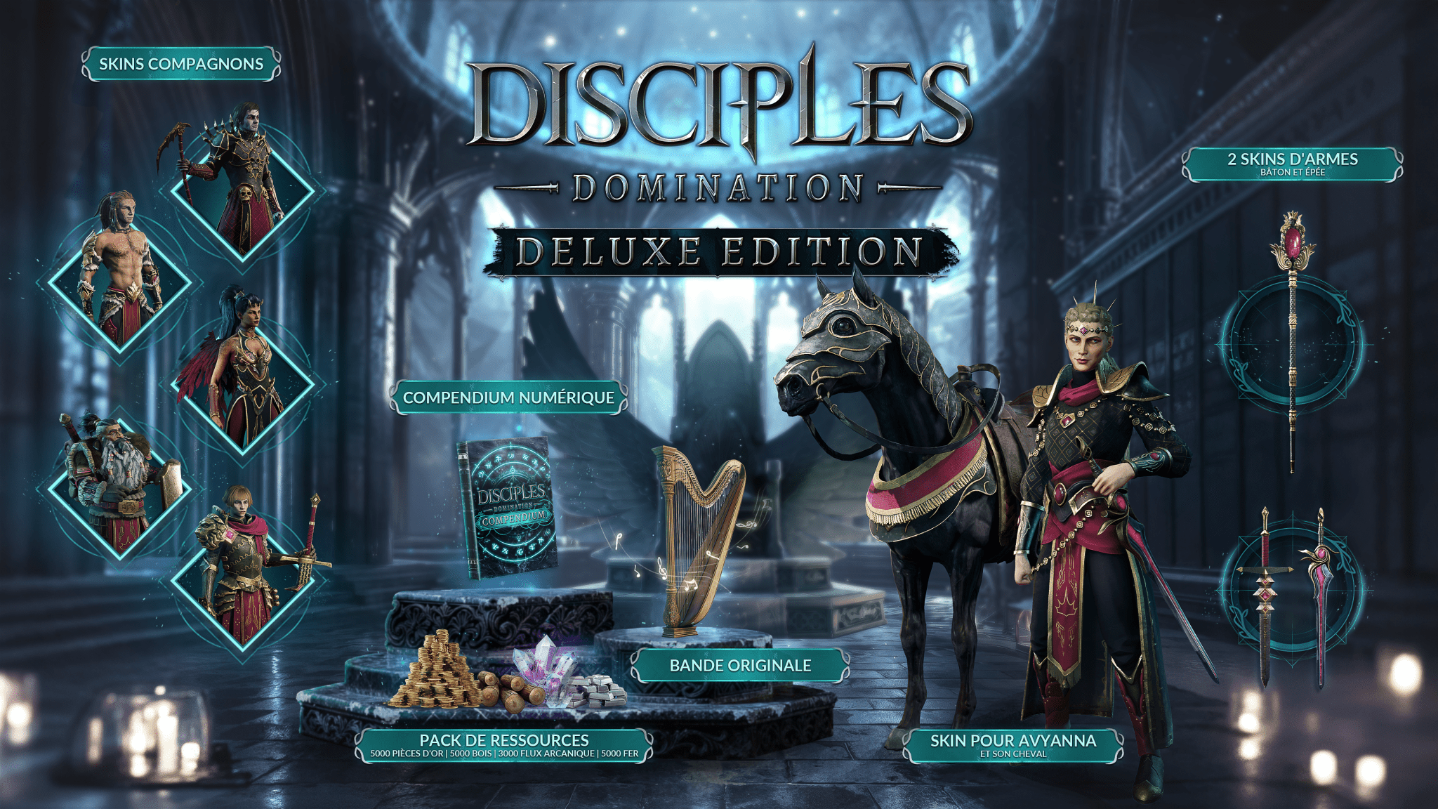 Disciples Domination Deluxe Edition XBOX - Jeux Vidéo Physique - Kalypso Media - Shop Just for Games