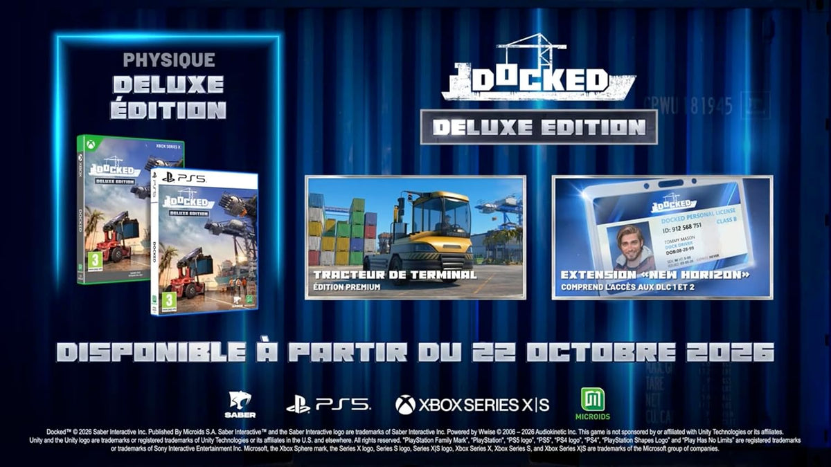 Docked Deluxe Edition Xbox Series X - Jeux Vidéo Physique - MICROIDS - Shop Just for Games