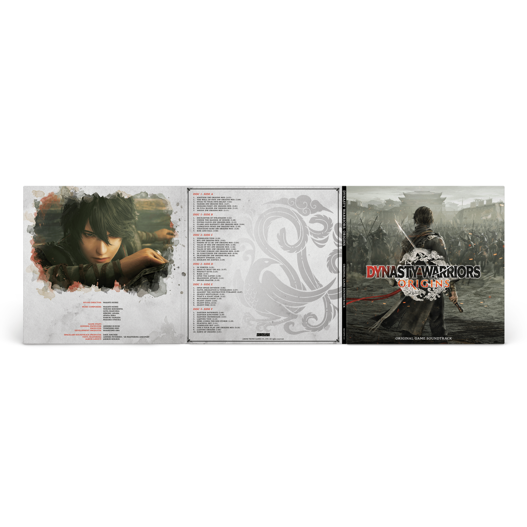 Dynasty Warriors: Origins OST Vinyle 3LP - Vinyles - SpaceLab9 - Shop Just for Games
