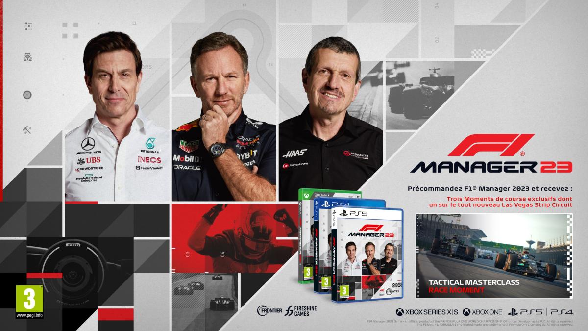 F1 Manager 2023 PS4 - Jeux Vidéo Physique - Fireshine - Shop Just for Games