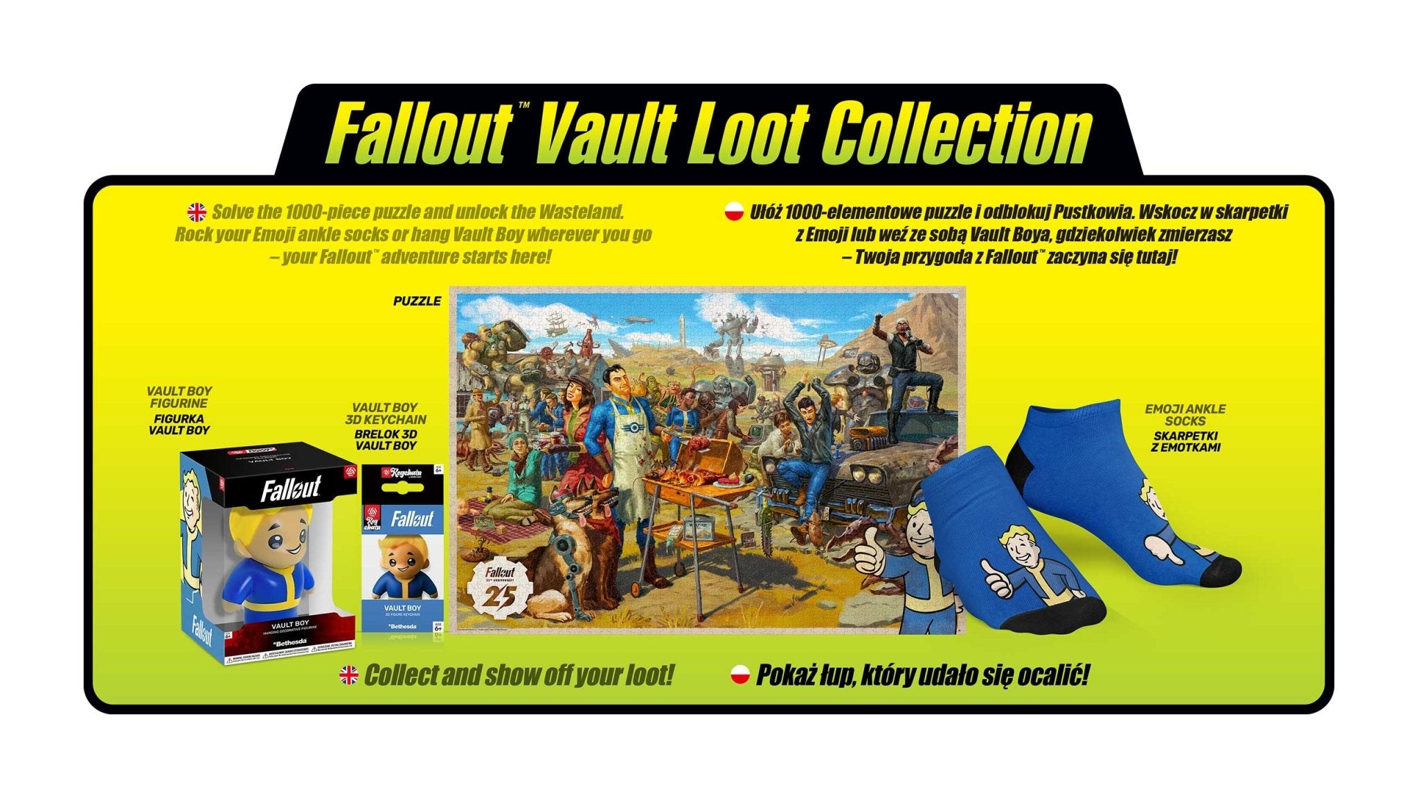 Fallout Vault Loot Collection - Puzzle and Goodies