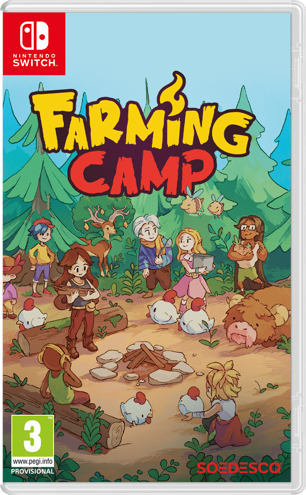 FARMING CAMP Nintendo Switch - Jeux Vidéo Physique - Soedesco - Shop Just for Games