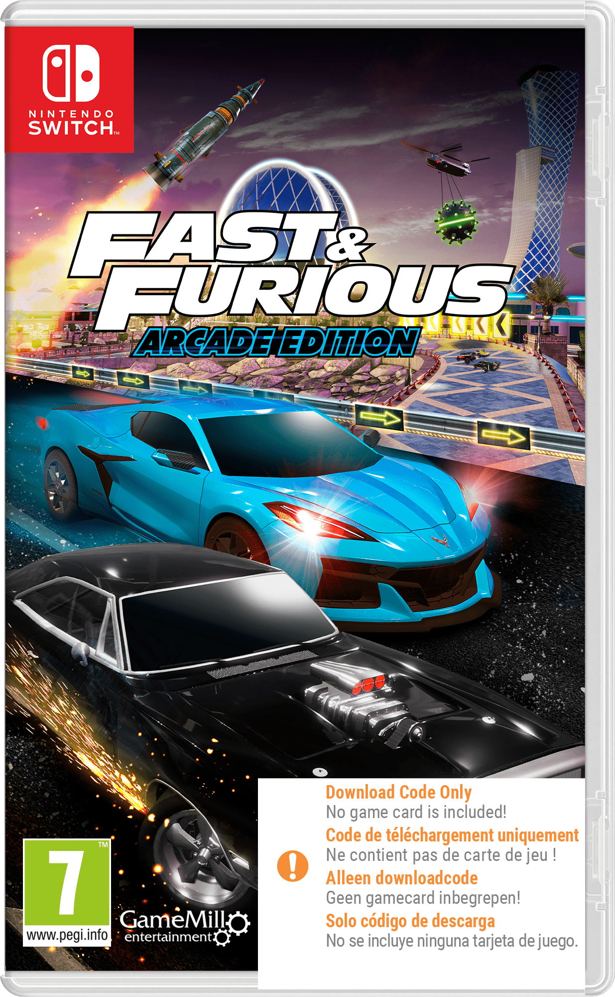 Fast and Furious Arcade Nintendo Switch (Code de téléchargement) - Jeux Vidéo Code de Téléchargement - GAMEMILL - Shop Just for Games