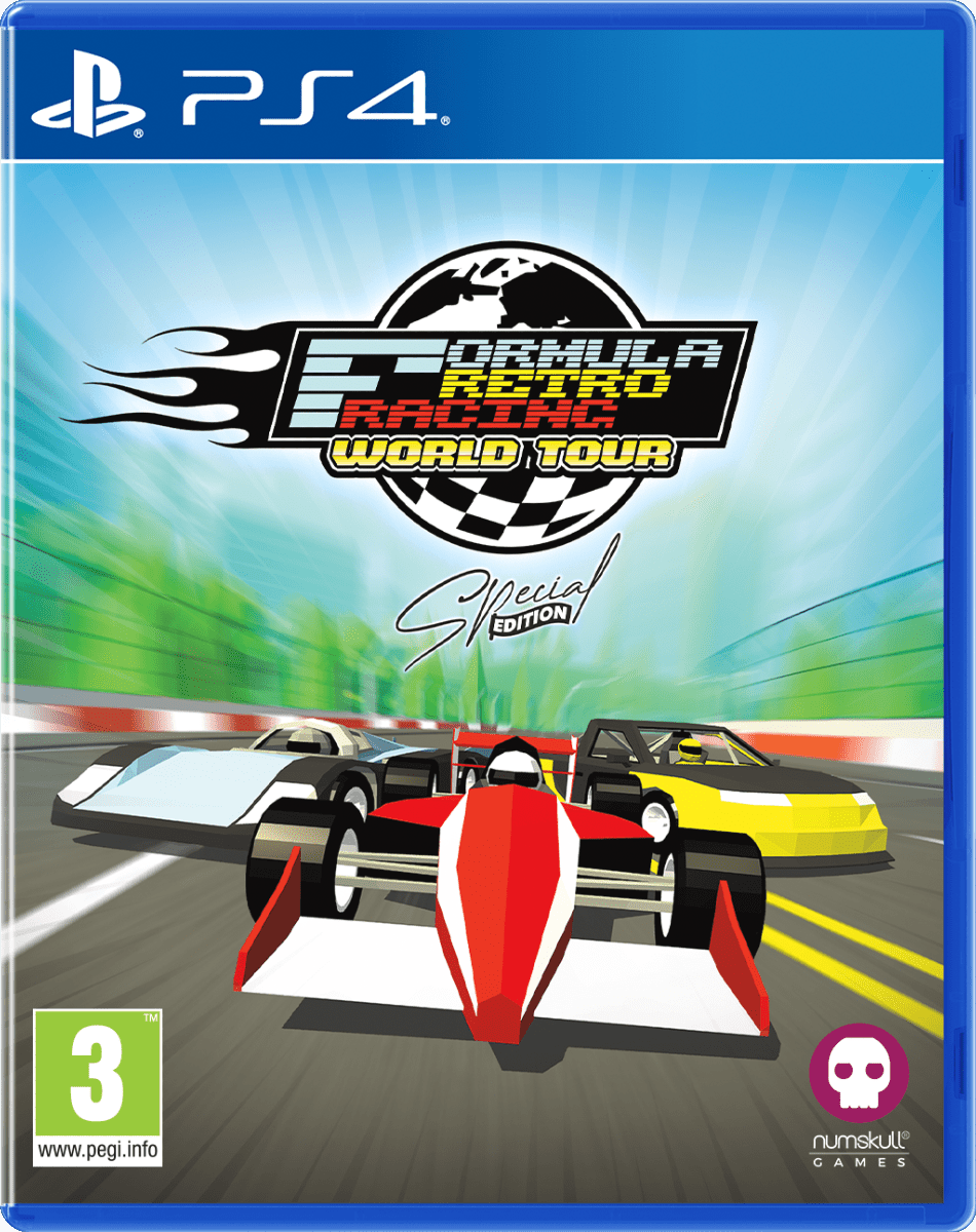 Formula Retro Racing World Tour PS4 - Jeux Vidéo Physique - NUMSKULL - Shop Just for Games