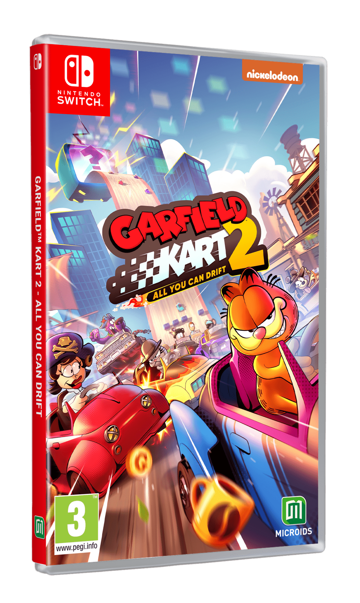 Garfield Kart 2 Nintendo Switch - Jeux Vidéo Physique - MICROIDS - Shop Just for Games