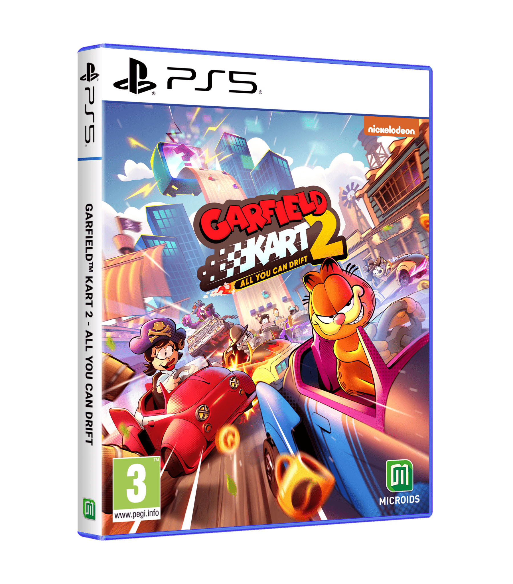 Garfield Kart 2 PS5 - Jeux Vidéo Physique - MICROIDS - Shop Just for Games