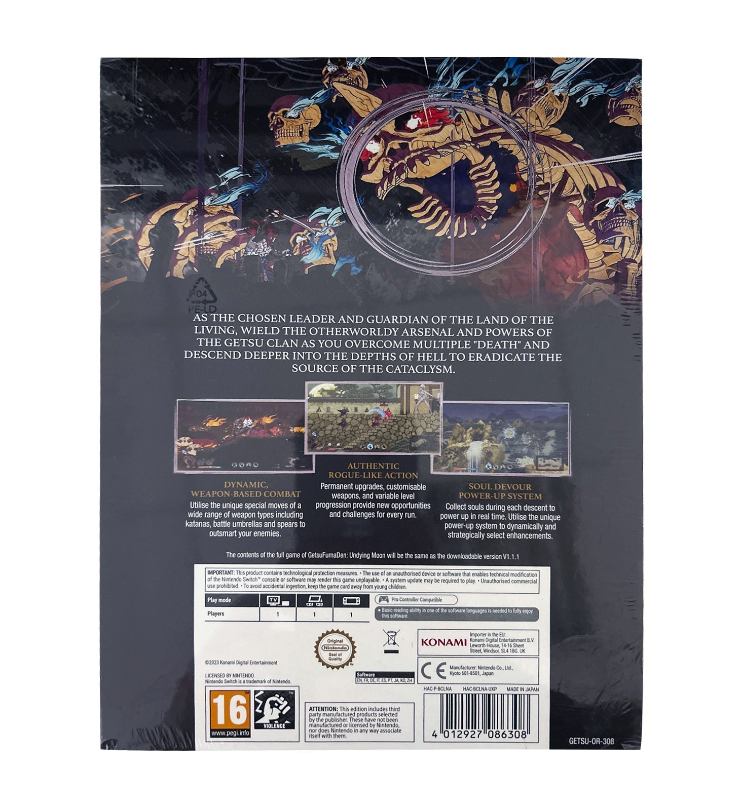 GetsuFumaDen Undying Moon Deluxe Edition SWITCH - Jeux Vidéo Physique - Konami - Shop Just for Games
