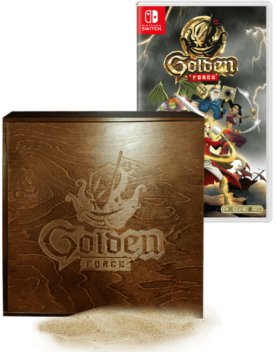 Golden Force Mercenary Edition Collector Switch - Jeux Vidéo Physique - PixelHeart - Shop Just for Games