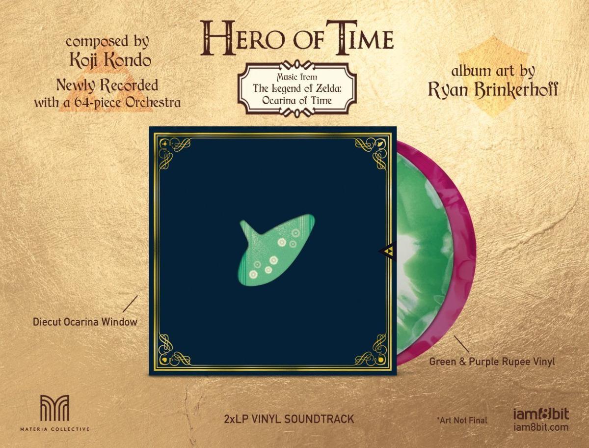 Hero Of Time : Music From The Legend Of Zelda : Ocarina Of Time Soundtrack - Vinyles - iam8bit - Shop Just for Games