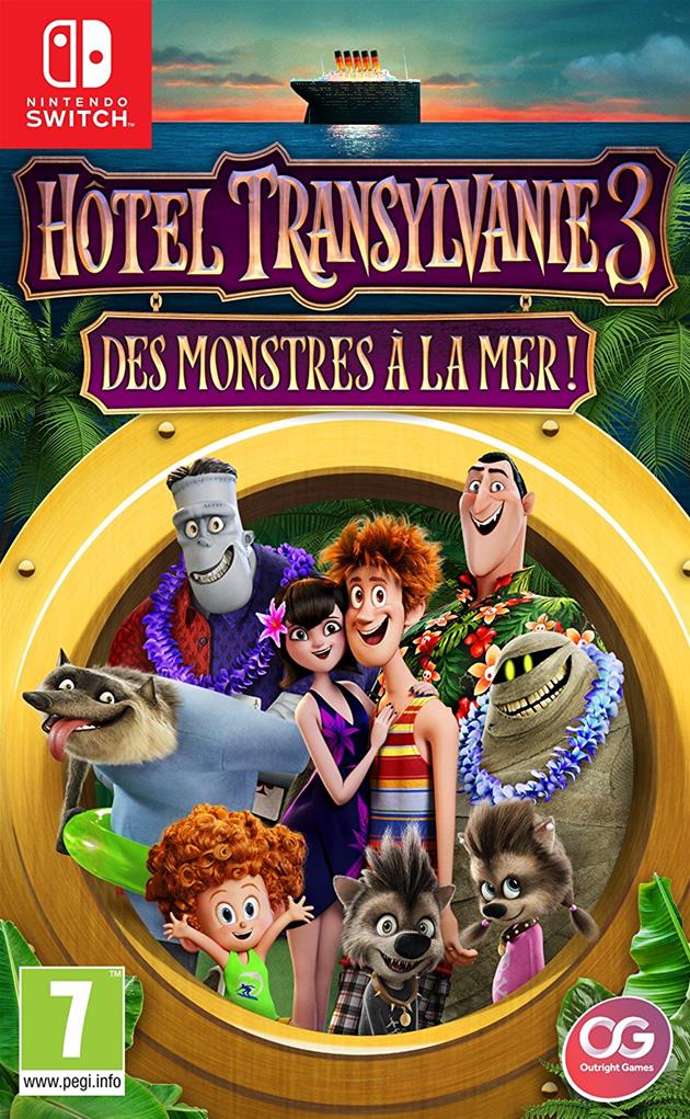 Hotel Transylvanie 3 Des Monstres à la mer SWITCH - Jeux Vidéo Physique - Outright Games - Shop Just for Games