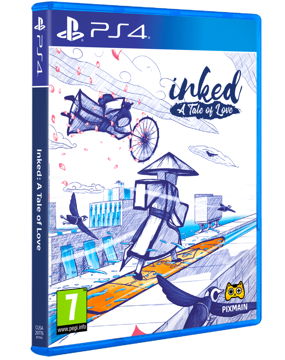 Inked: A Tale of Love PS4 - Jeux Vidéo Physique - Red Art Games - Shop Just for Games