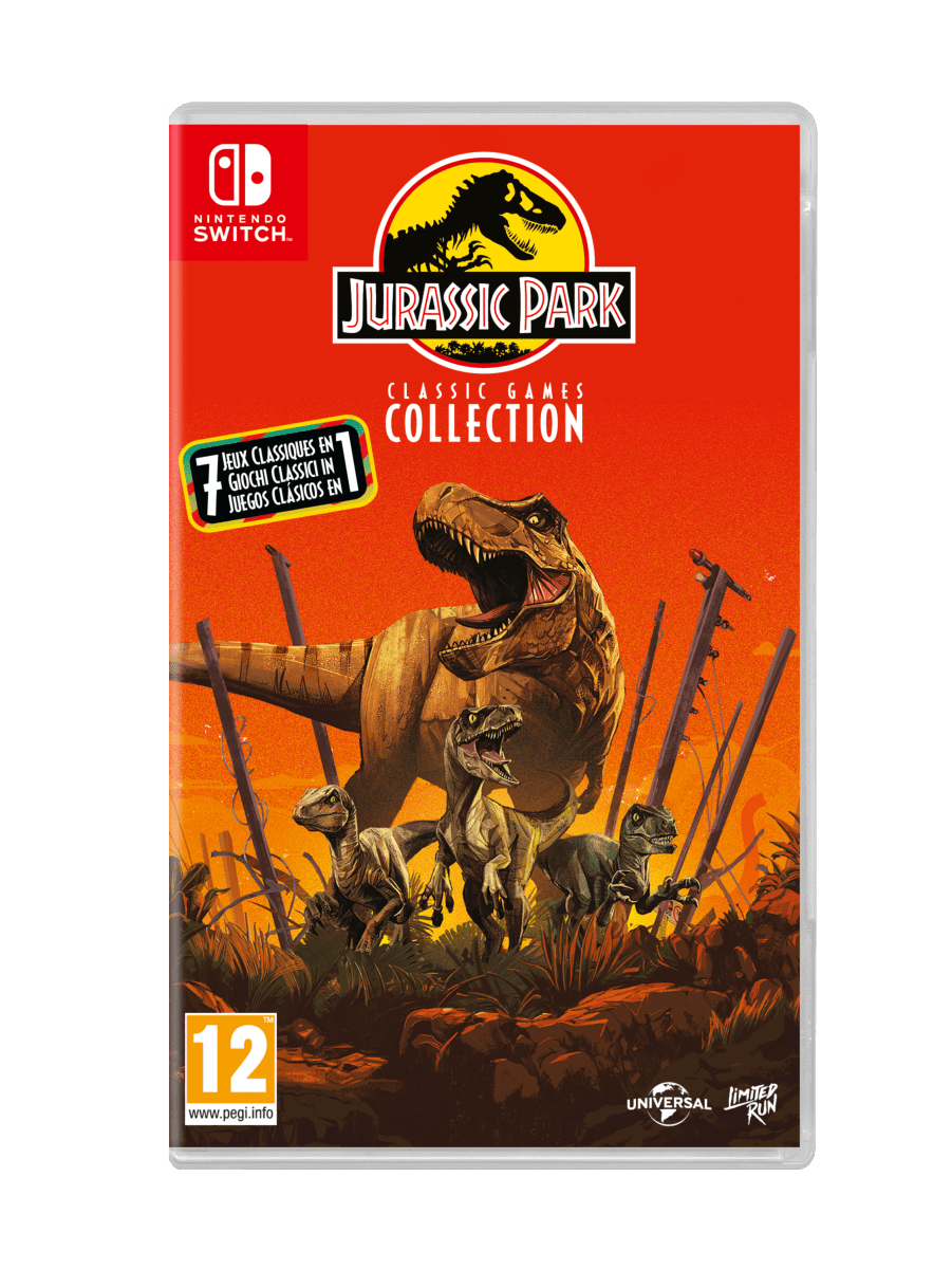 Jurassic Park Classic Games Collection Nintendo SWITCH - Jeux Vidéo Physique - LIMITED RUN - Shop Just for Games